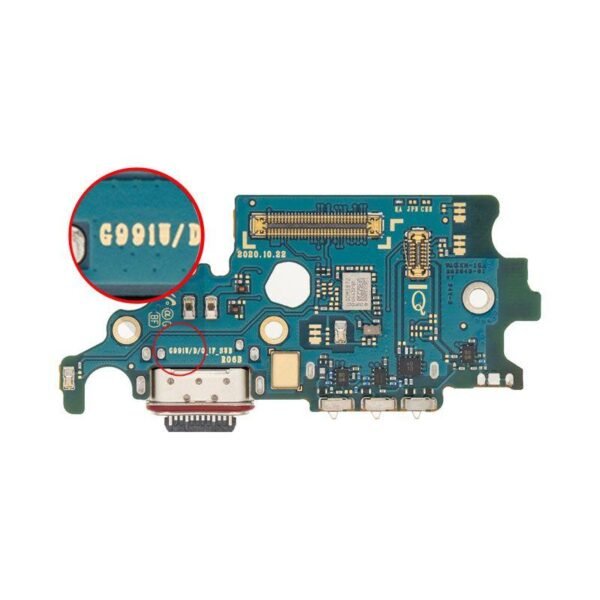 CHARGING PORT BOARD WITH SIM READER FOR SAMSUNG S21
