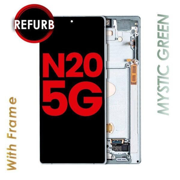 OLED ASSEMBLY WITH FRAME FOR SAMSUNG NOTE 20 5G - Image 2