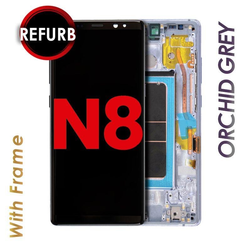 OLED ASSEMBLY WITH FRAME COMPATIBLE FOR SAMSUNG NOTE 8 - Image 2