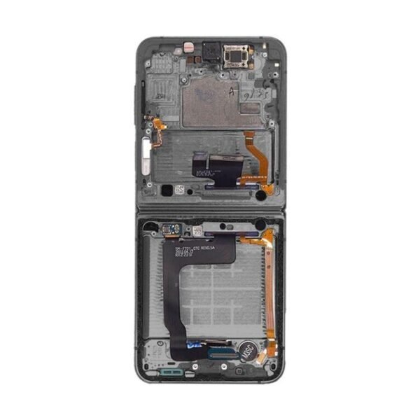 OLED ASSEMBLY WITH FRAME FOR SAMSUNG GALAXY ZFLIP 4 5G (GRAPHITE) - Image 2