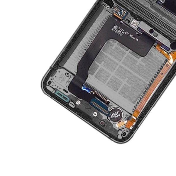 OLED ASSEMBLY WITH FRAME FOR SAMSUNG GALAXY ZFLIP 4 5G (GRAPHITE) - Image 3