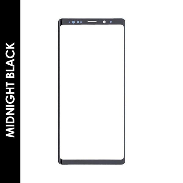 FRONT GLASS ONLY COMPATIBLE FOR SAMSUNG GALAXY NOTE 9 BLACK