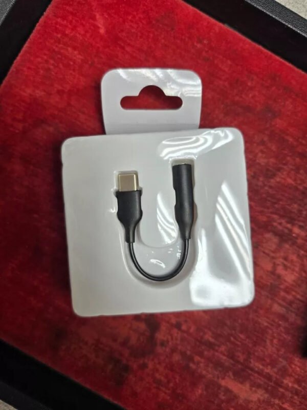 USB-C Type C Adapter Port to 3.5mm Aux Audio Jack Headphone Microphone Cable - Image 2
