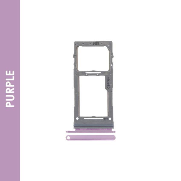 SINGLE SIM CARD TRAY FOR SAMSUNG GALAXY NOTE 10 LITE BLACK - Image 4